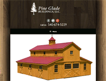 Tablet Screenshot of pinegladebuilding.com